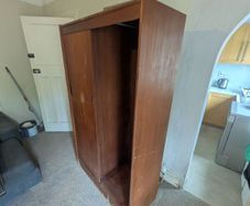 Old vintage wardrobe
