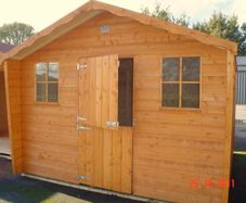 8ft x 8ft Cabin Range Garden Shed