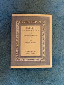 J.S. Bach   Riemenscheider 371 Harmonized Chorales and 69 Chorale Melodies for Piano