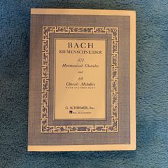 J.S. Bach   Riemenscheider 371 Harmonized Chorales and 69 Chorale Melodies for Piano