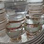 Vintage French liquor service set with mirrored serving tray Image 2