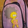 2007 The Simpsons Lisa Brainiac - Cross Body/back mini bag Image 2