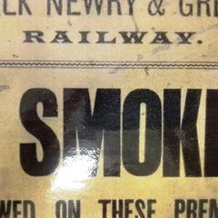 Dundalk, Newry & Greenore Old Railway Sign Replica