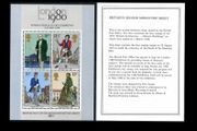 Great Britain 1979 - London International Stamp Exhibition - Second Miniature Sheet Issued by the Royal Mail - Mint Never Hinged Condition