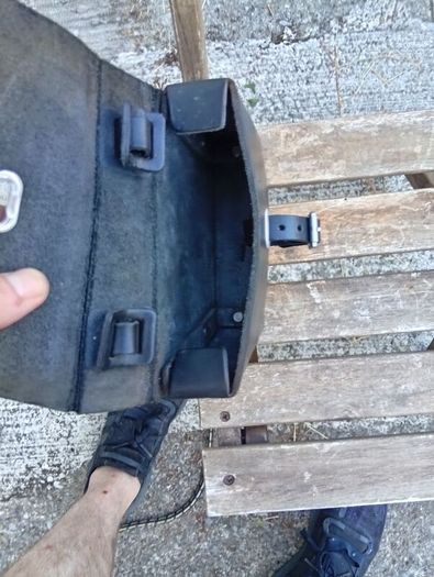 leather motorcycle/bicycle bag