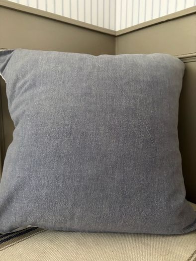 New Raine and Humble washed cotton and linen cushion COVER