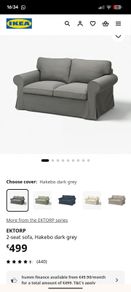 Ikea Ektorp 2 Seater Couch