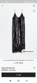 sequin fringe dress