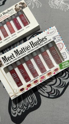 The balm new liquid lipstick set