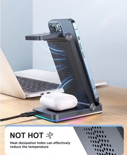 3in1 Joyroom Wireless Magnetic Charging Station