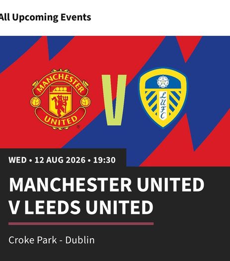 Manchester United vs Leeds United