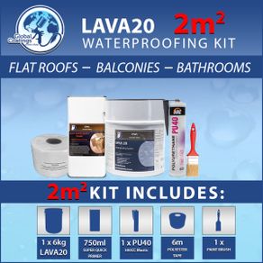 Flat Roof Repair Kits- Liquid Rubber LAVA20