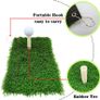 Golf Mat Turf Winter Rules Fairway Hitting Mats with Clip and Hole for Garden Backyard Indoor Outdoor Lightweight Portable Image 2