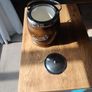Art Deco Oak Storage Barrells x 2 Image 3