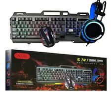 ANG CP02 Wired 3 in 1 Gaming Keyboard + Mouse + Headphone Combo