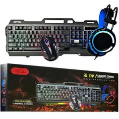 ANG CP02 Wired 3 in 1 Gaming Keyboard + Mouse + Headphone Combo