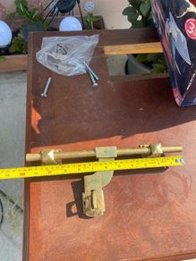 Solid brass aldrop