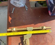 Solid brass aldrop