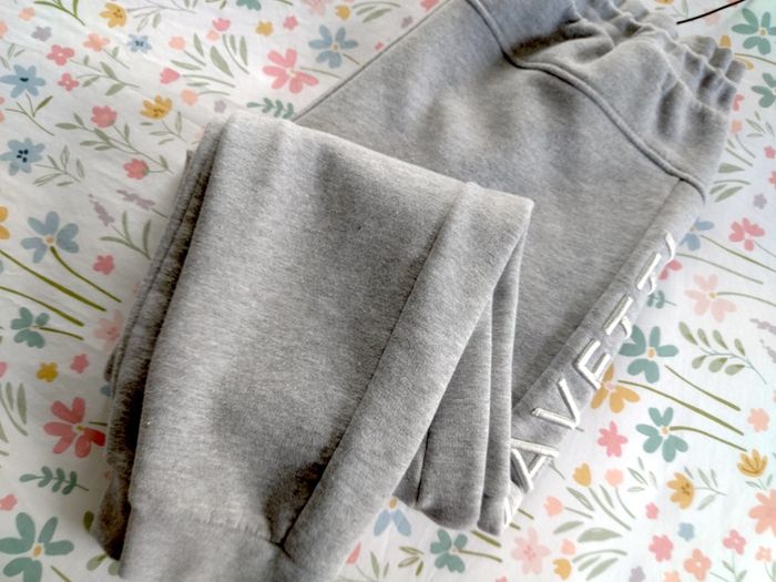 Mens Zavetti Canada Grey Cotton Joggers Large