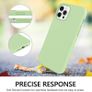 Liquid Silicone Case For iPhone 12 Pro Max Luxury Thin Soft Phone Cover New Matcha Green - FHT9IP12PMLK Image 5