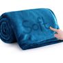 Silk Touch Warm Fleece Blankets - Teal Throws for Sofa Fluffy Blanket Bed Throw for Bedroom, Couch, Travel, Kids (MULTIPLE COLOURS, SIZES) Image 7