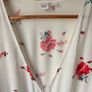 GAP Lightweight Floral Summer Wrap Beach Dress Soft Romantic Midi XS Image 6