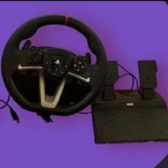 PS4 PS5 Pc steering wheel and pedals