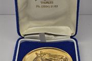 Leopardstown Centenary 1888-1988 Commemorative Gold Colour Medal in Presentation Box