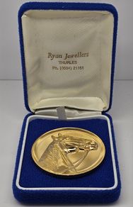 Leopardstown Centenary 1888-1988 Commemorative Gold Colour Medal in Presentation Box