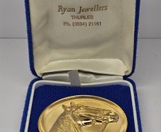 Leopardstown Centenary 1888-1988 Commemorative Gold Colour Medal in Presentation Box
