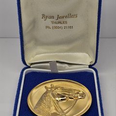 Leopardstown Centenary 1888-1988 Commemorative Gold Colour Medal in Presentation Box