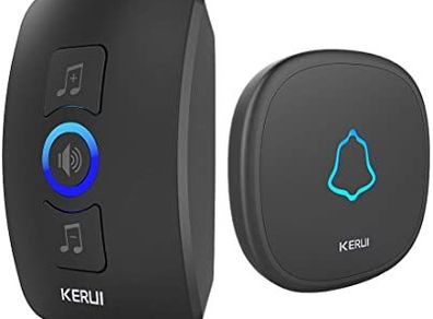 Outdoor Wireless Doorbell Waterproof Smart Home Door Bell Chime Kit LED Flash Security Alarm Welcome House
