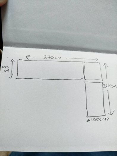 L shaped couch