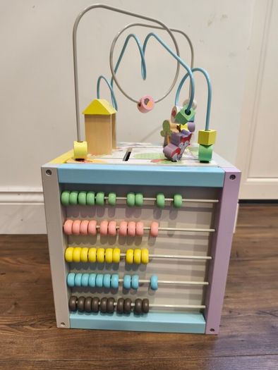Wooden Activity Cube