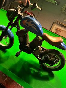 kids electric bike with helmet