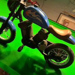 kids electric bike with helmet