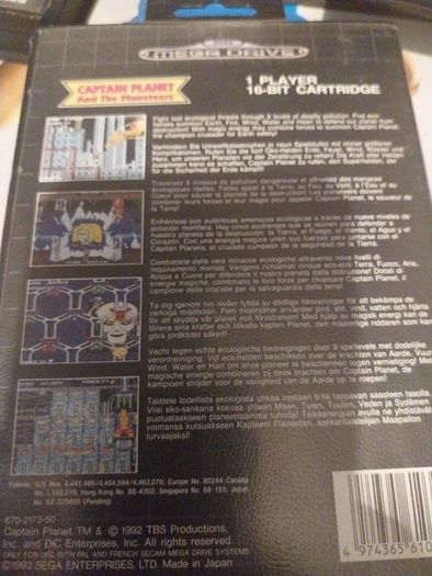 captain planet megadrive