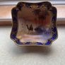 Antique 1920's Handpainted Desert scene with Colbalt blue edging & 24ct gold gilding Image 8