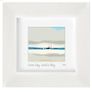 4" Square framed prints of Dublin Seascapes, B, by artist Helen Mathews Image 3