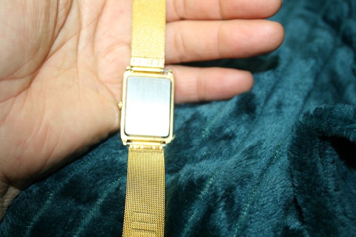 Vintage Citizen  black face Watch ,Quartz (fresh battery works fine)