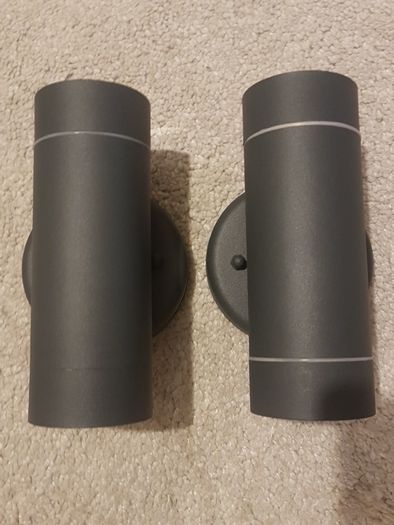 Up and down  light 22 euro each(including bulbs)6 available