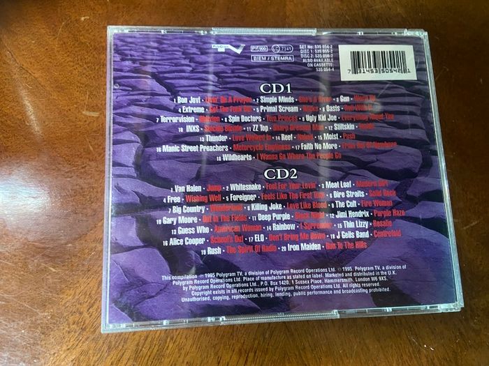 The No.1 All Time Rock Album Double CD Various Artists