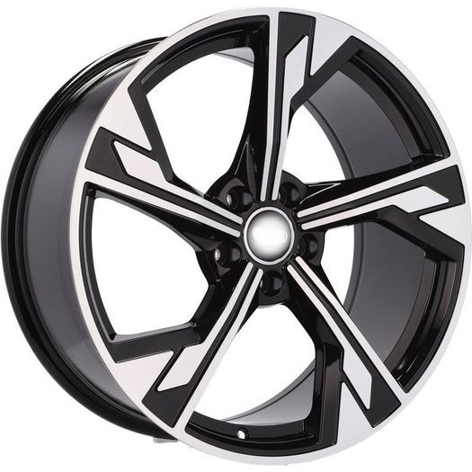 18" RS Black Style Alloy Wheels Vw Audi Seat Skoda 5x112