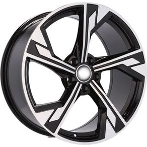 18" RS Black Style Alloy Wheels Vw Audi Seat Skoda 5x112