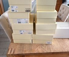 shoe boxes