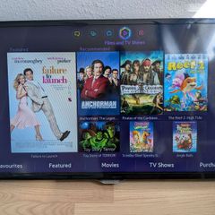 Samsung smart TV and wall bracket