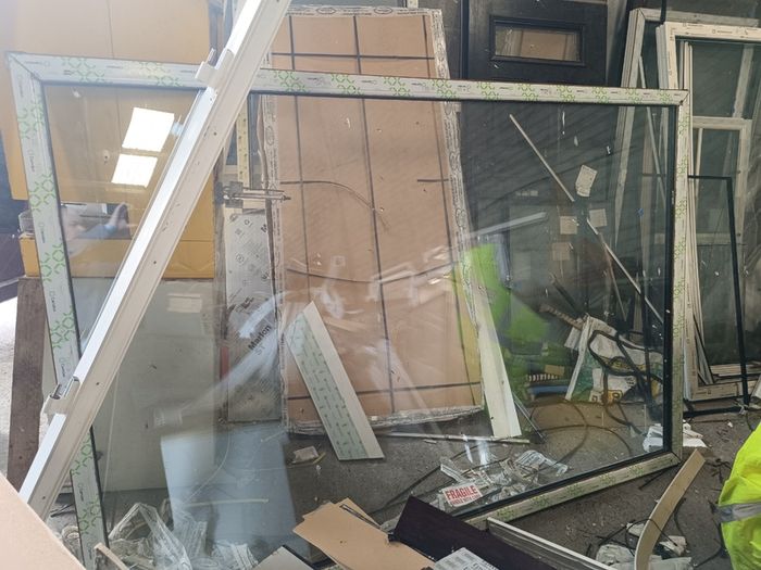 Light Oak Picture frame window