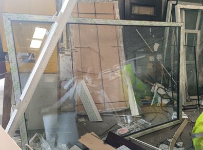 Light Oak Picture frame window