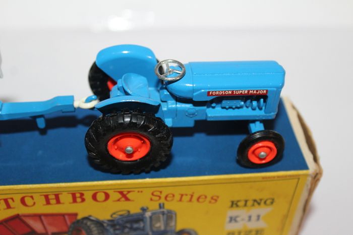 Rare Matchbox Lesney Fordson Tractor & Tipping Trailer Vintage Boxed