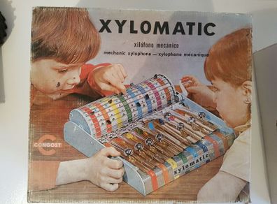 Vintage Congost Xylomatic Mechanical Xylophone